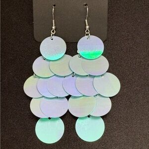 Iridescent Dangle Earrings